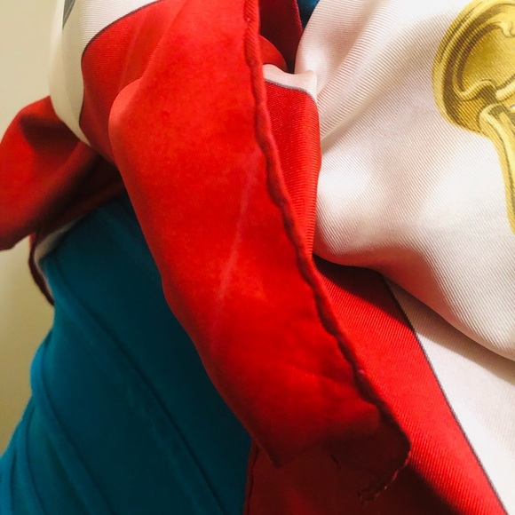 Hermès Scarf. 100% silk. ‘Brides de Gala'. By Hugo Grygkar. Made in France. Silk - Picture 16 of 16